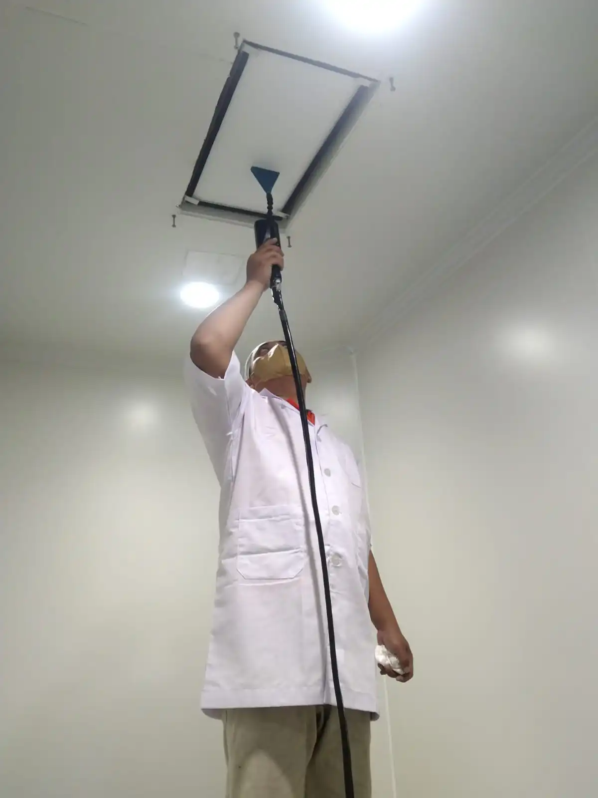 menguji hepa filter