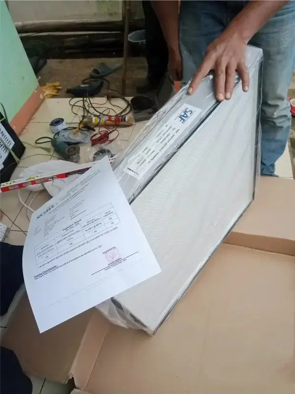 filter hepa tipe minipleat bandung